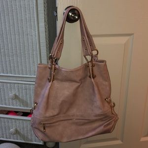 Soft brink slouchy hobo bag!